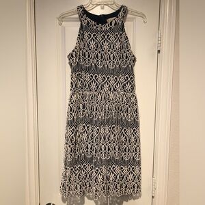 Altar’d State Dark Blue Crochet/Lace Dress